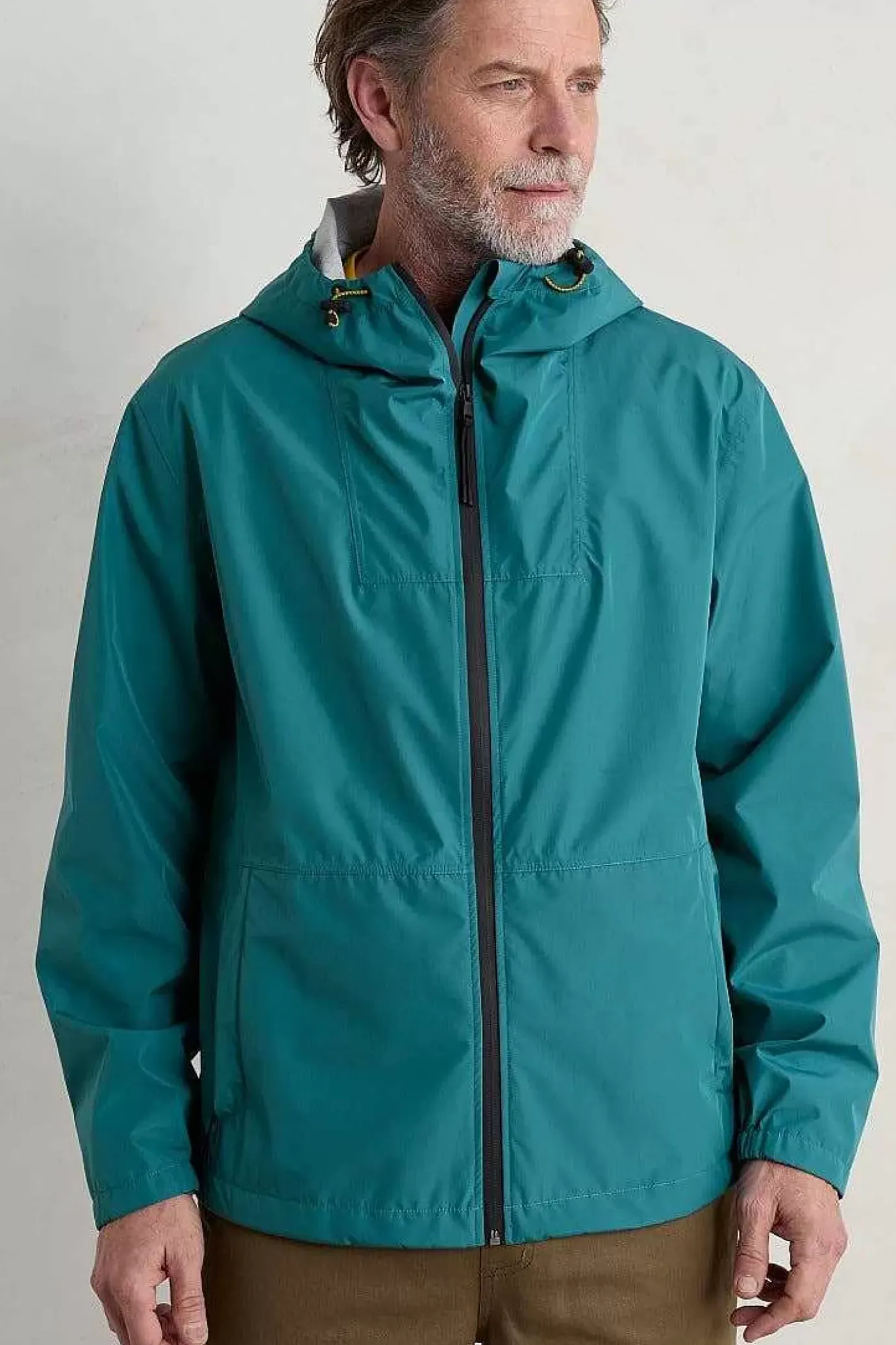 Seasalt Cornwall Men's Sailing Time Lightweight Waterproof Jacket<Men Coats & Jackets