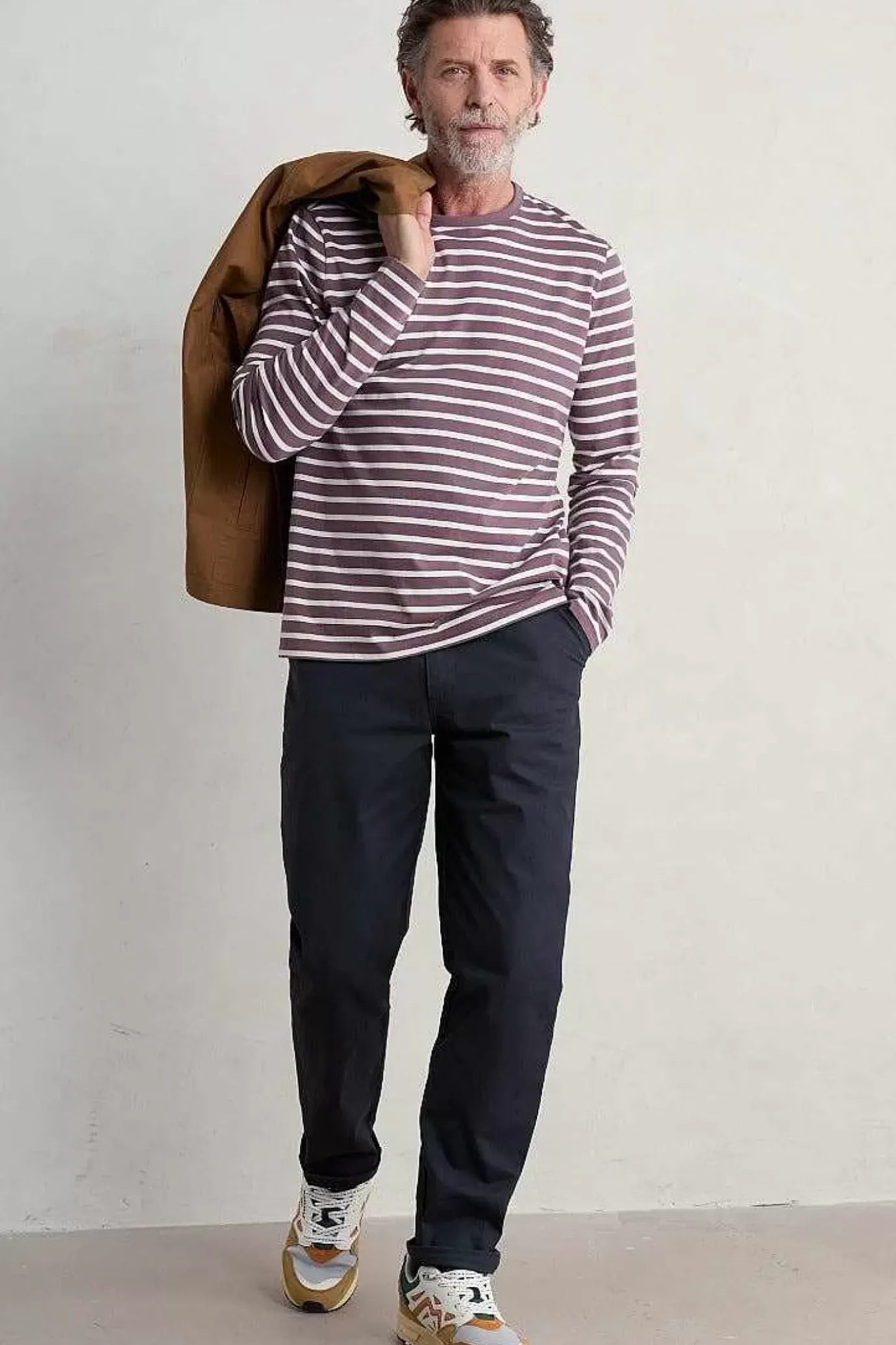 Seasalt Cornwall Men's Sailor Shirt With Crew Neck (Gots)<Women 2 Mix & Match