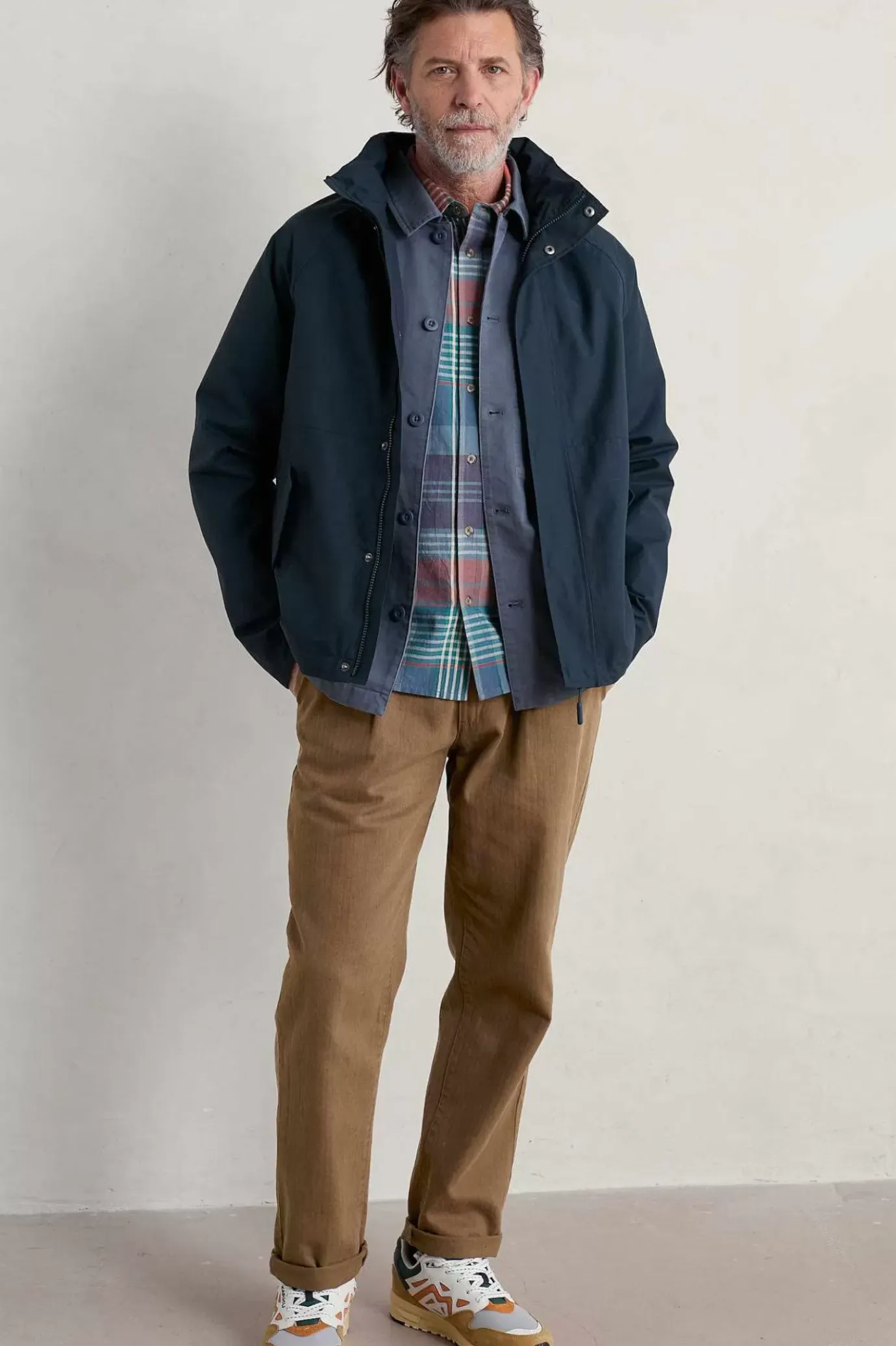 Seasalt Cornwall Men's Sea Edge Waterproof Coat<Men Coats & Jackets