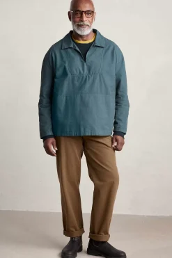 Seasalt Cornwall Men's Sidestone Cotton Canvas Smock<Men Tops & T-Shirts