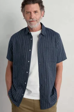 Seasalt Cornwall Men's Skylight Cave Short Sleeve Shirt<Men Shirts