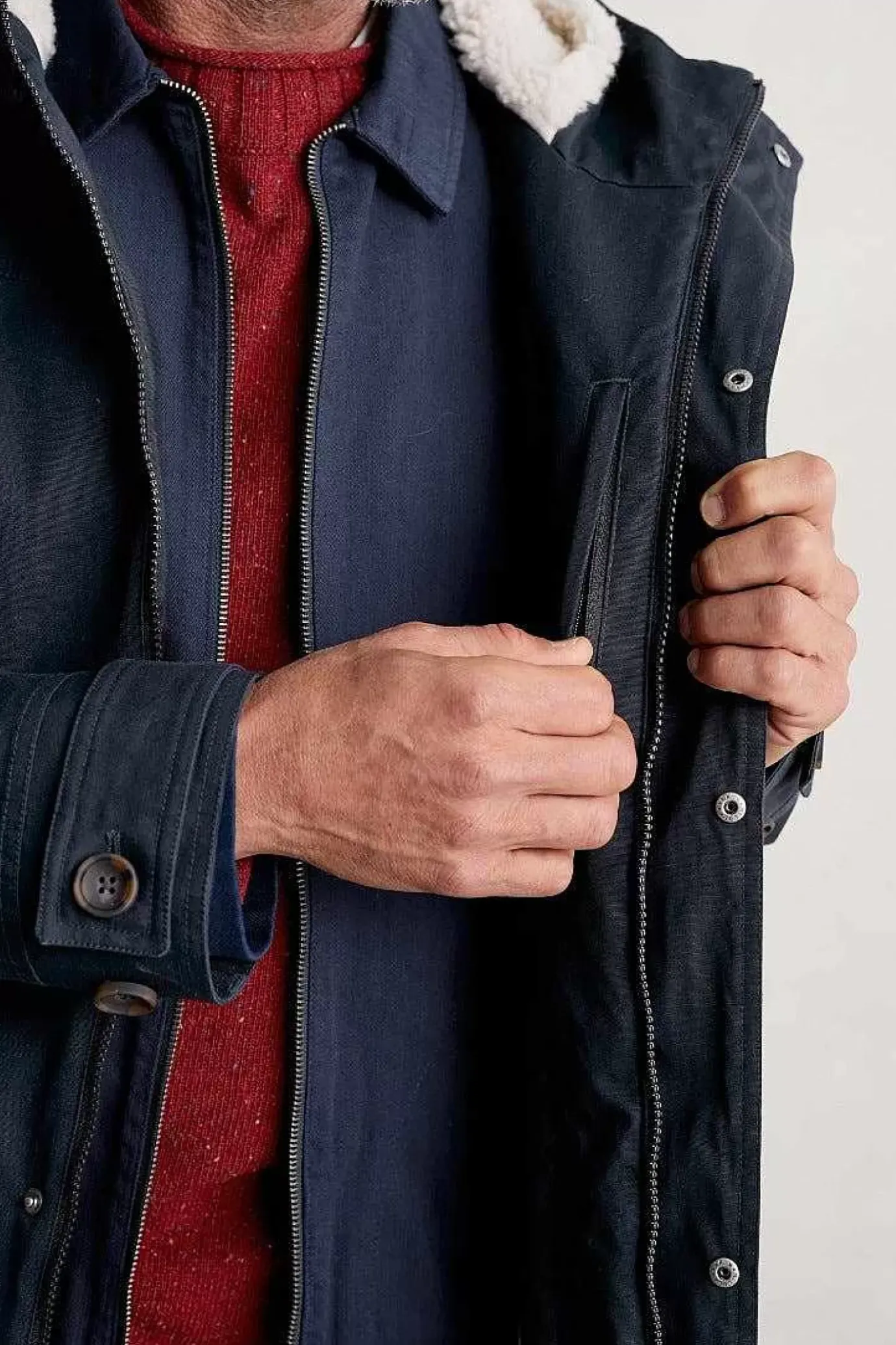 Seasalt Cornwall Men's Tidesman Waterproof Coat<Men Coats & Jackets