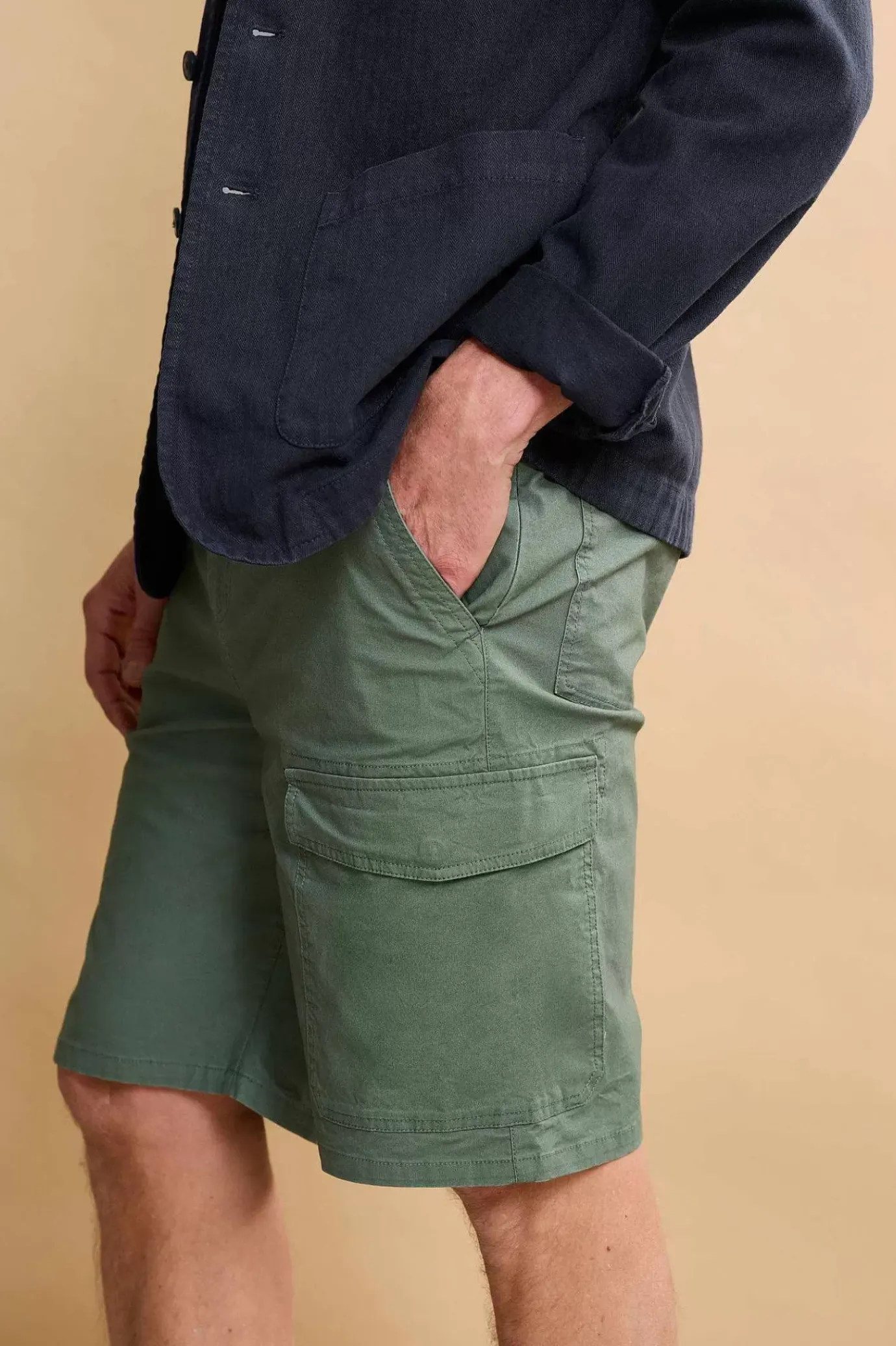 Seasalt Cornwall Men's Tillerman Organic Cotton Cargo Shorts<Men Trousers & Shorts
