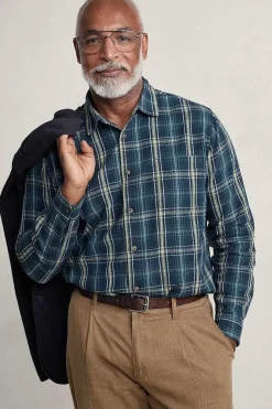 Seasalt Cornwall Men's Tristan Organic Cotton Shirt<Men Tops & T-Shirts