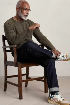 Seasalt Cornwall Men's Venton Striped Long Sleeve Top<Men Tops & T-Shirts