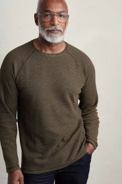 Seasalt Cornwall Men's Venton Striped Long Sleeve Top<Men Tops & T-Shirts