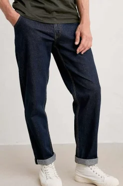 Seasalt Cornwall Men's Watchman Selvedge Tapered Jeans<Men Trousers & Shorts