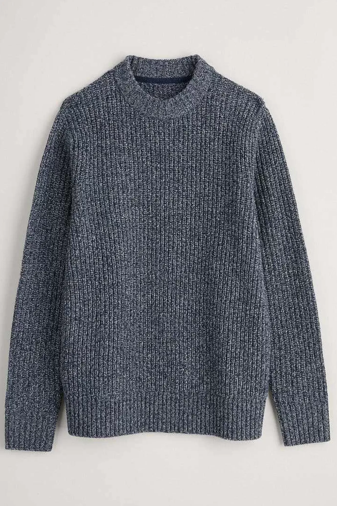 Seasalt Cornwall Men's Wheelwright Ribbed Lambswool Blend Jumper<Men Knitwear