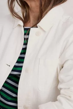 Seasalt Cornwall Nancothan Long Organic Cotton Jacket<Women Coats & Jackets