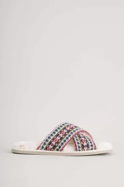 Seasalt Cornwall Night Ships Crossover Slippers<Women Nightwear
