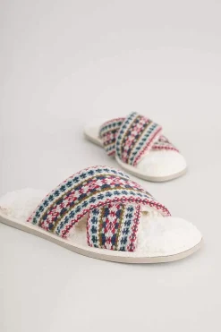Seasalt Cornwall Night Ships Crossover Slippers<Women Nightwear