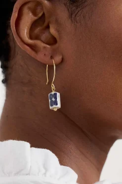 Seasalt Cornwall Noon Moor Ceramic Bead Drop Earrings<Women Jewellery