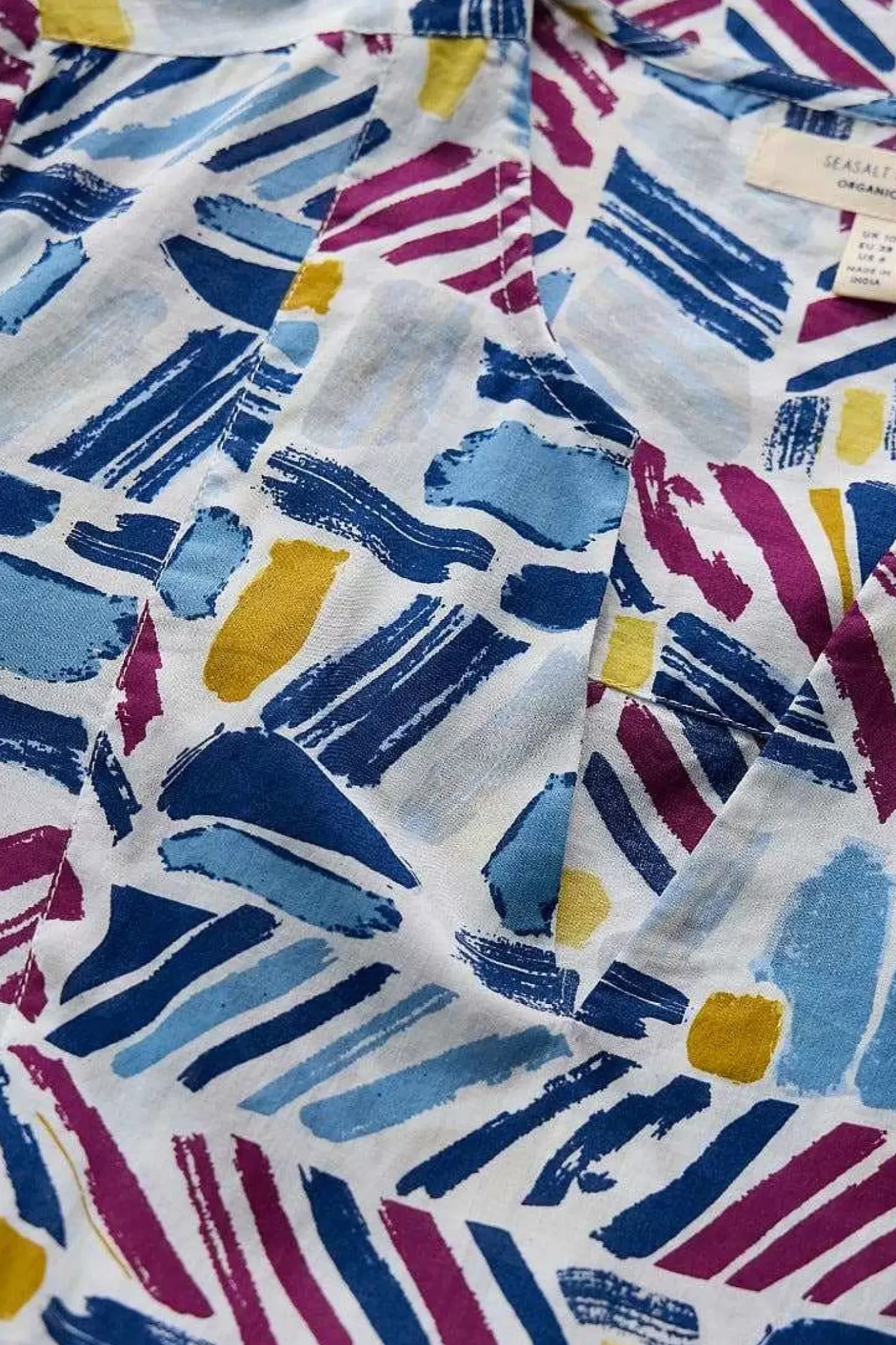 Seasalt Cornwall Op Art Organic Cotton Tunic Top<Women Tunics