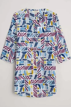 Seasalt Cornwall Op Art Organic Cotton Tunic Top<Women Tunics