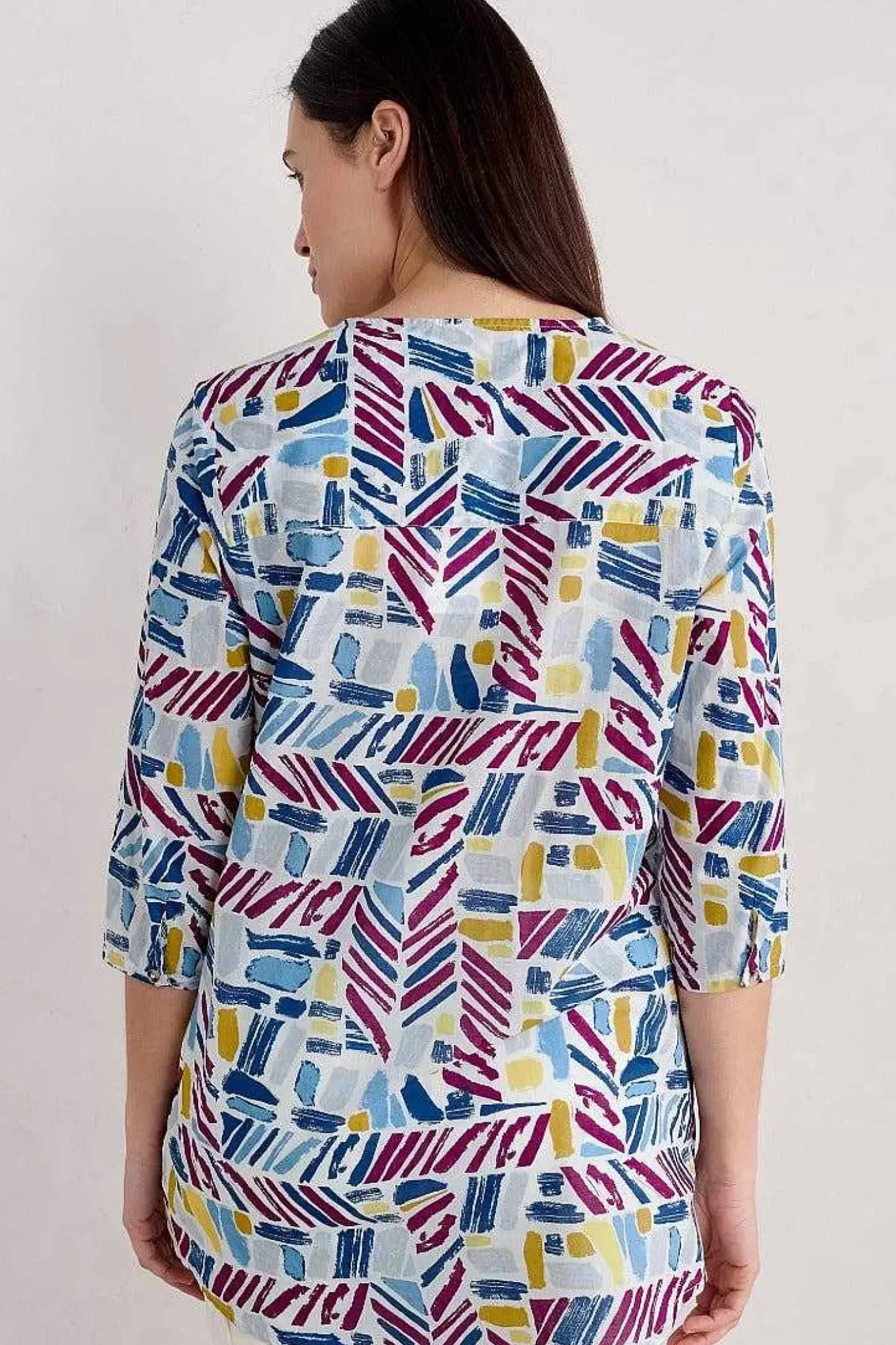 Seasalt Cornwall Op Art Organic Cotton Tunic Top<Women Tunics