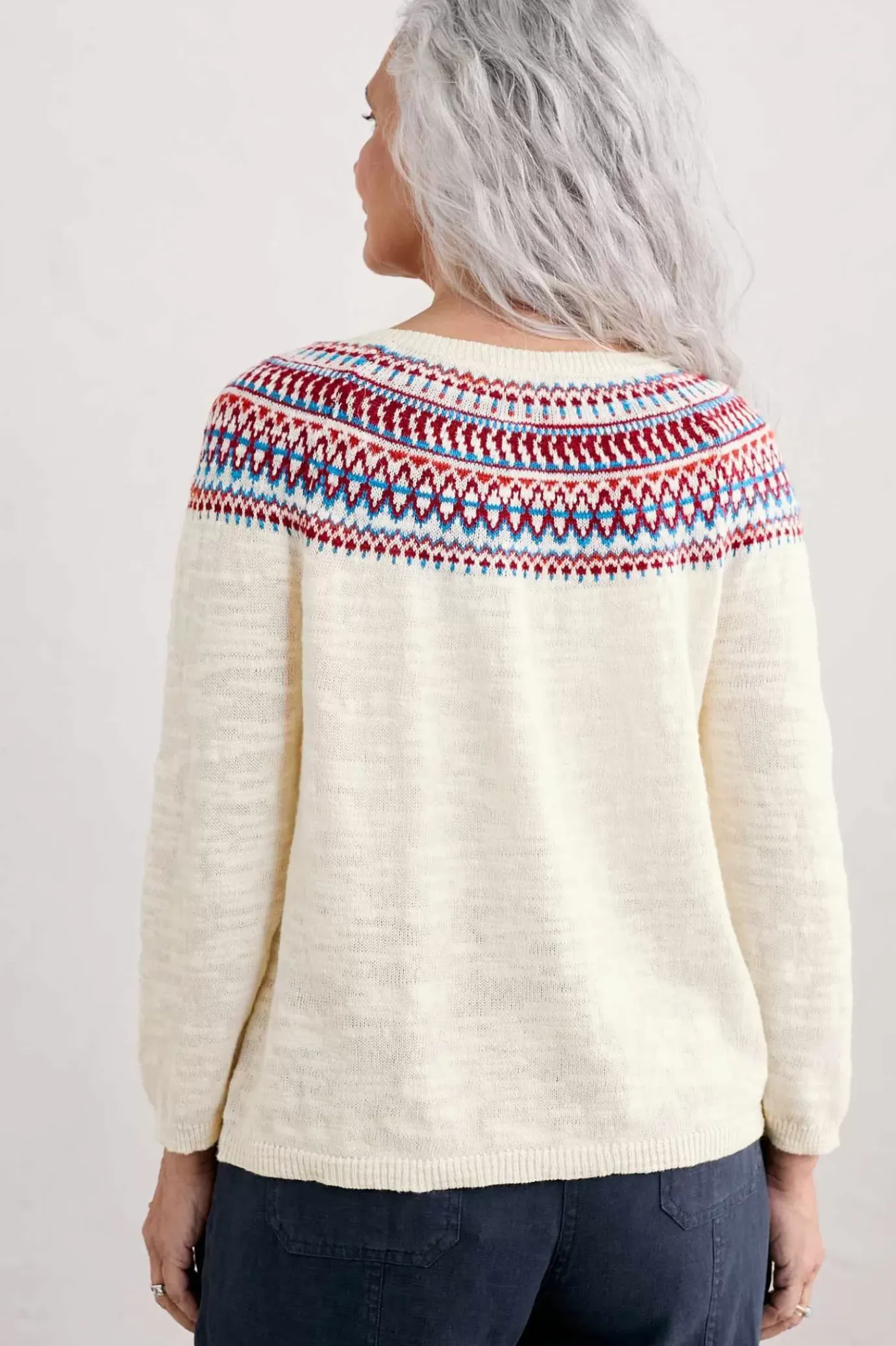 Seasalt Cornwall Penvoose Fair Isle Cardigan<Women Knitwear