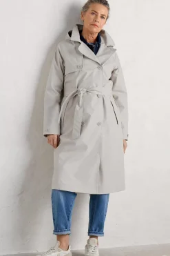 Seasalt Cornwall Penweathers Waterproof Trench Coat<Women Coats & Jackets