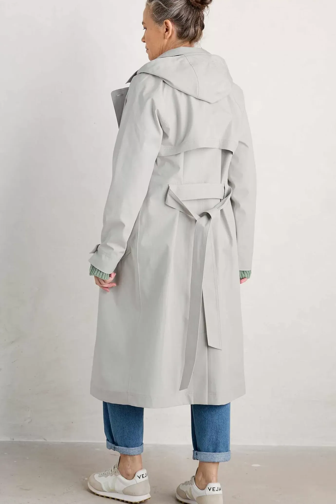 Seasalt Cornwall Penweathers Waterproof Trench Coat<Women Coats & Jackets