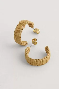 Seasalt Cornwall Petrel Hoop Raffia Hoop Earrings<Women Jewellery