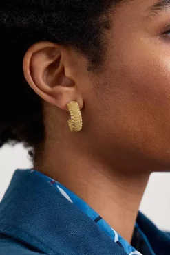 Seasalt Cornwall Petrel Hoop Raffia Hoop Earrings<Women Jewellery