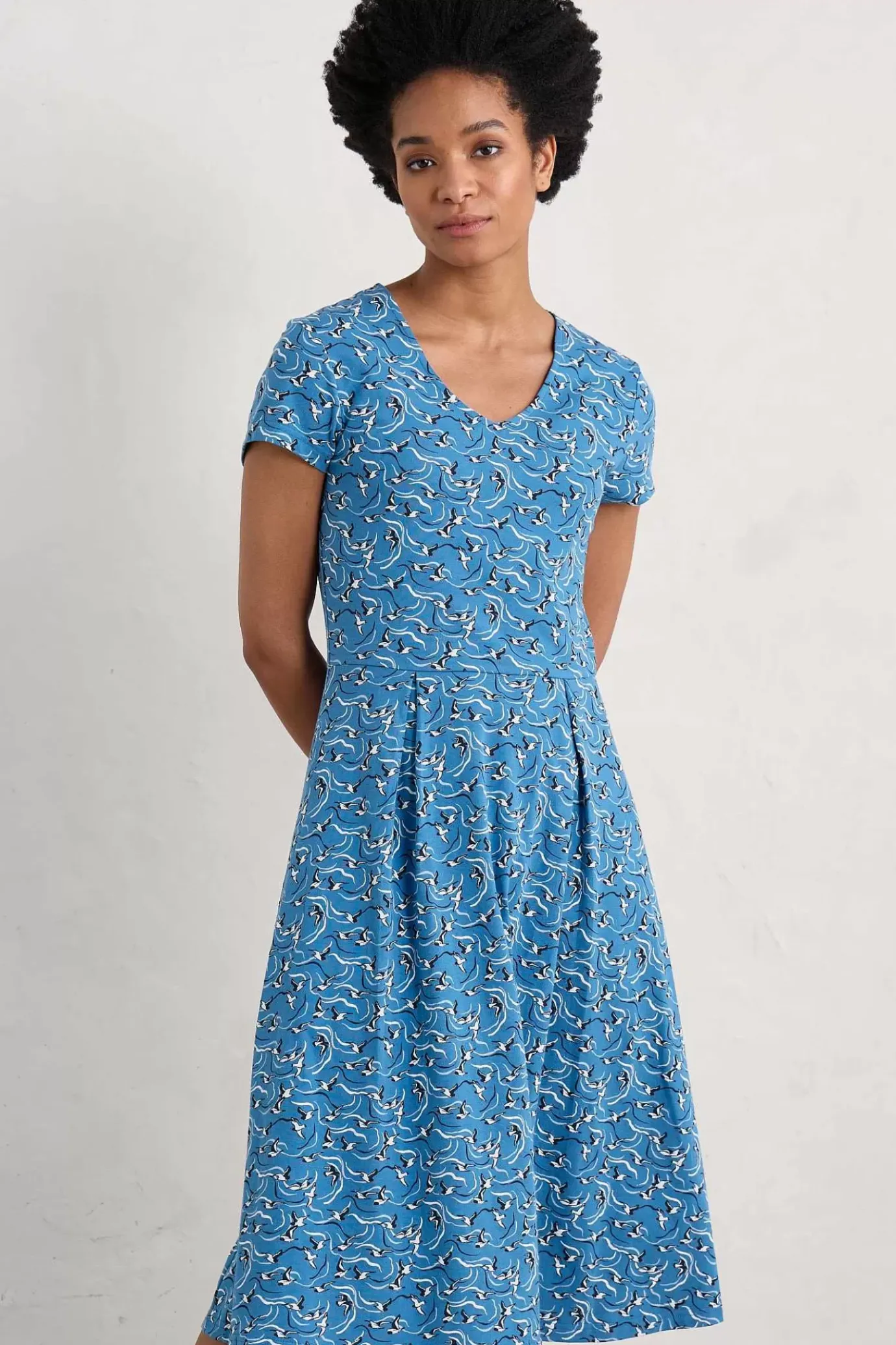 Seasalt Cornwall Pier View Jersey Dress<Women Dresses