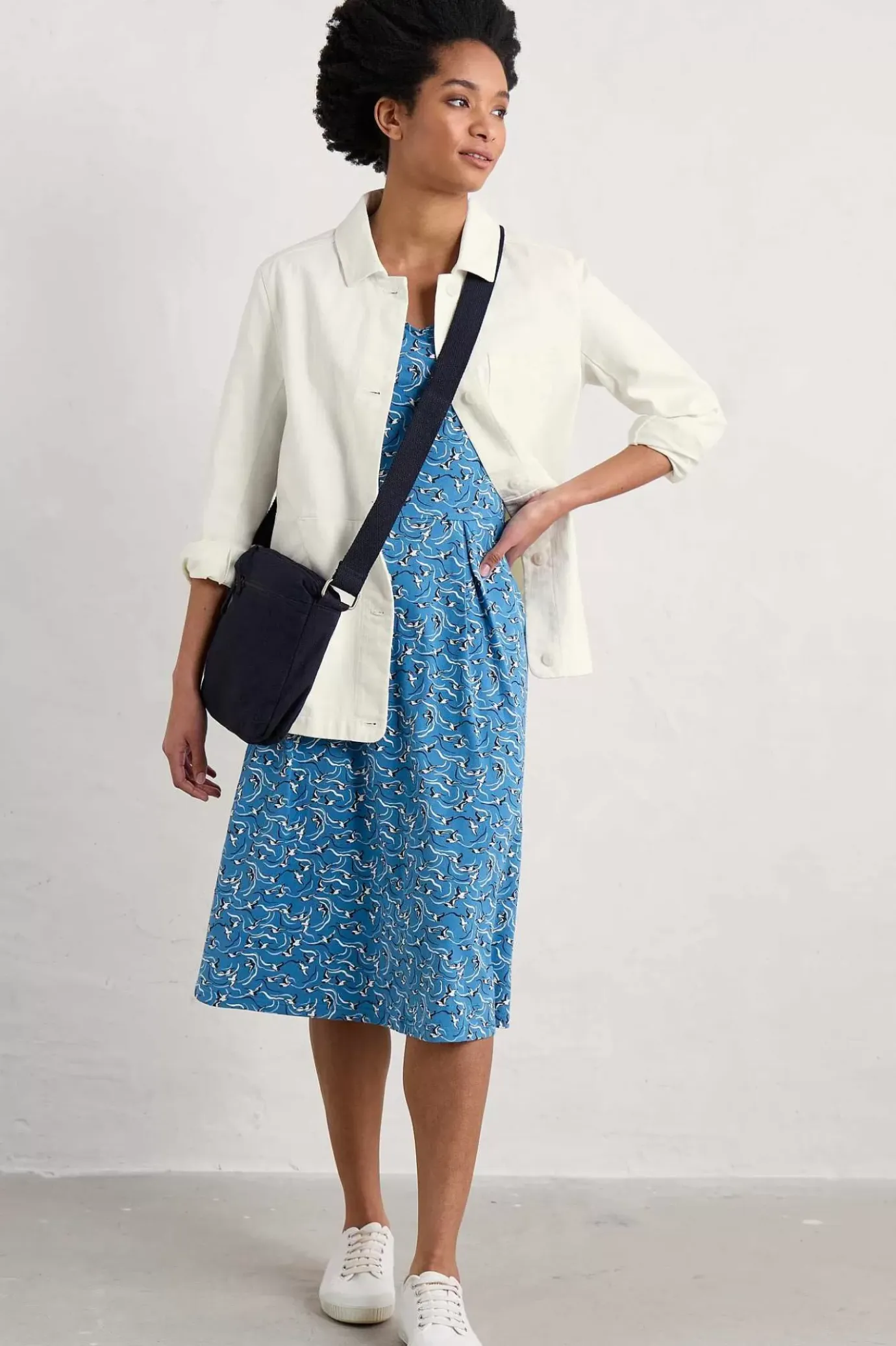 Seasalt Cornwall Pier View Jersey Dress<Women Dresses