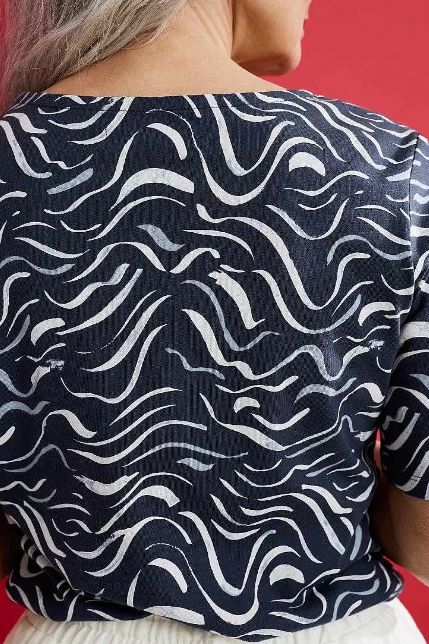 Seasalt Cornwall Poisson Jersey Top (Gots)<Women Tops