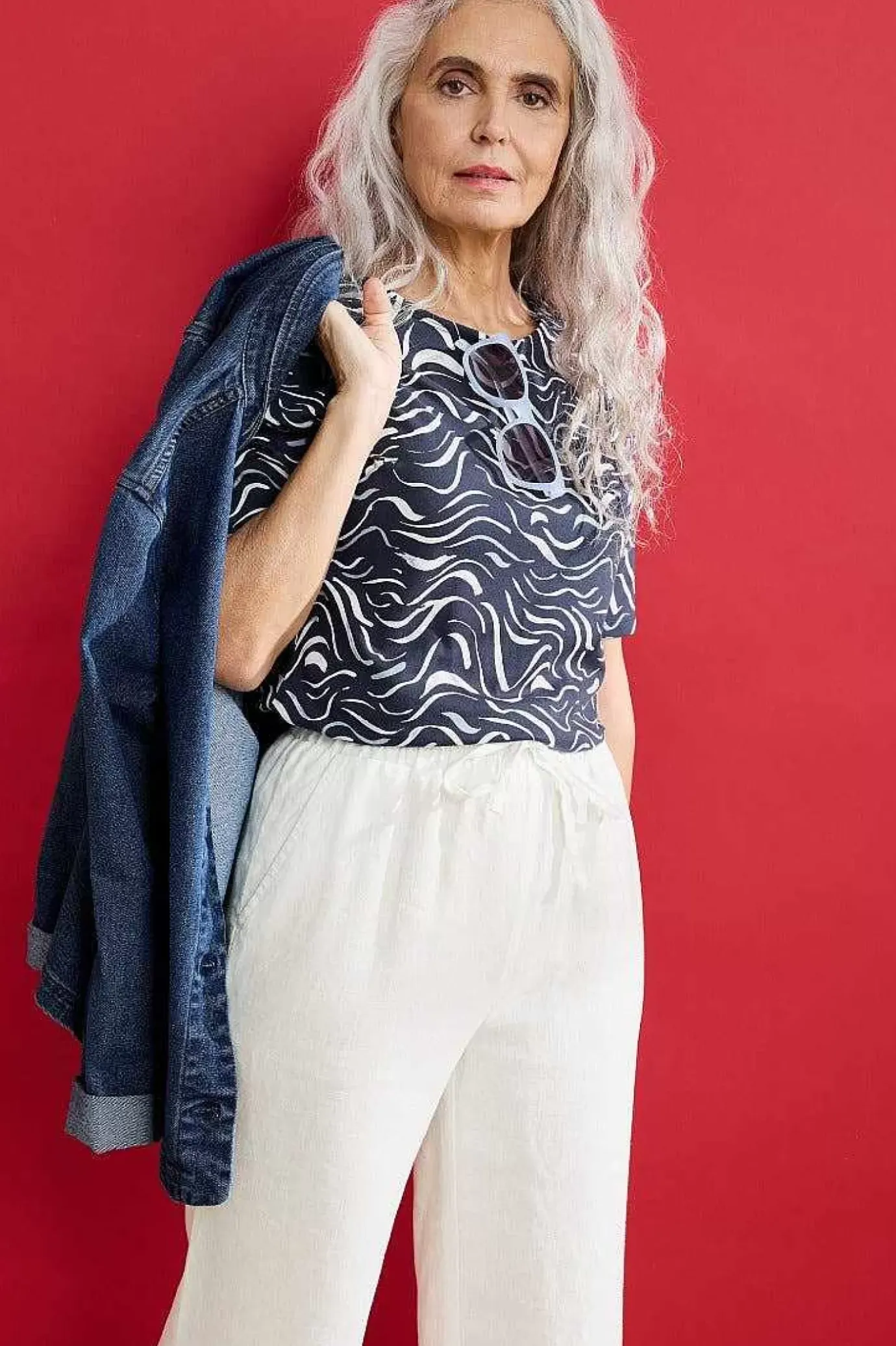 Seasalt Cornwall Poisson Jersey Top (Gots)<Women Tops