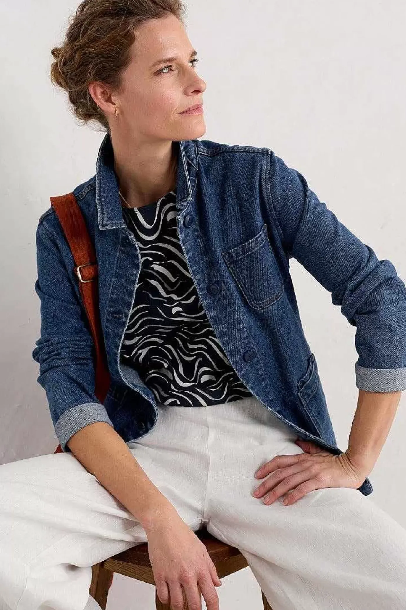 Seasalt Cornwall Poisson Jersey Top (Gots)<Women Tops