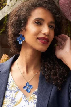 Seasalt Cornwall Pollinator Flower Stud Earrings<Women Jewellery