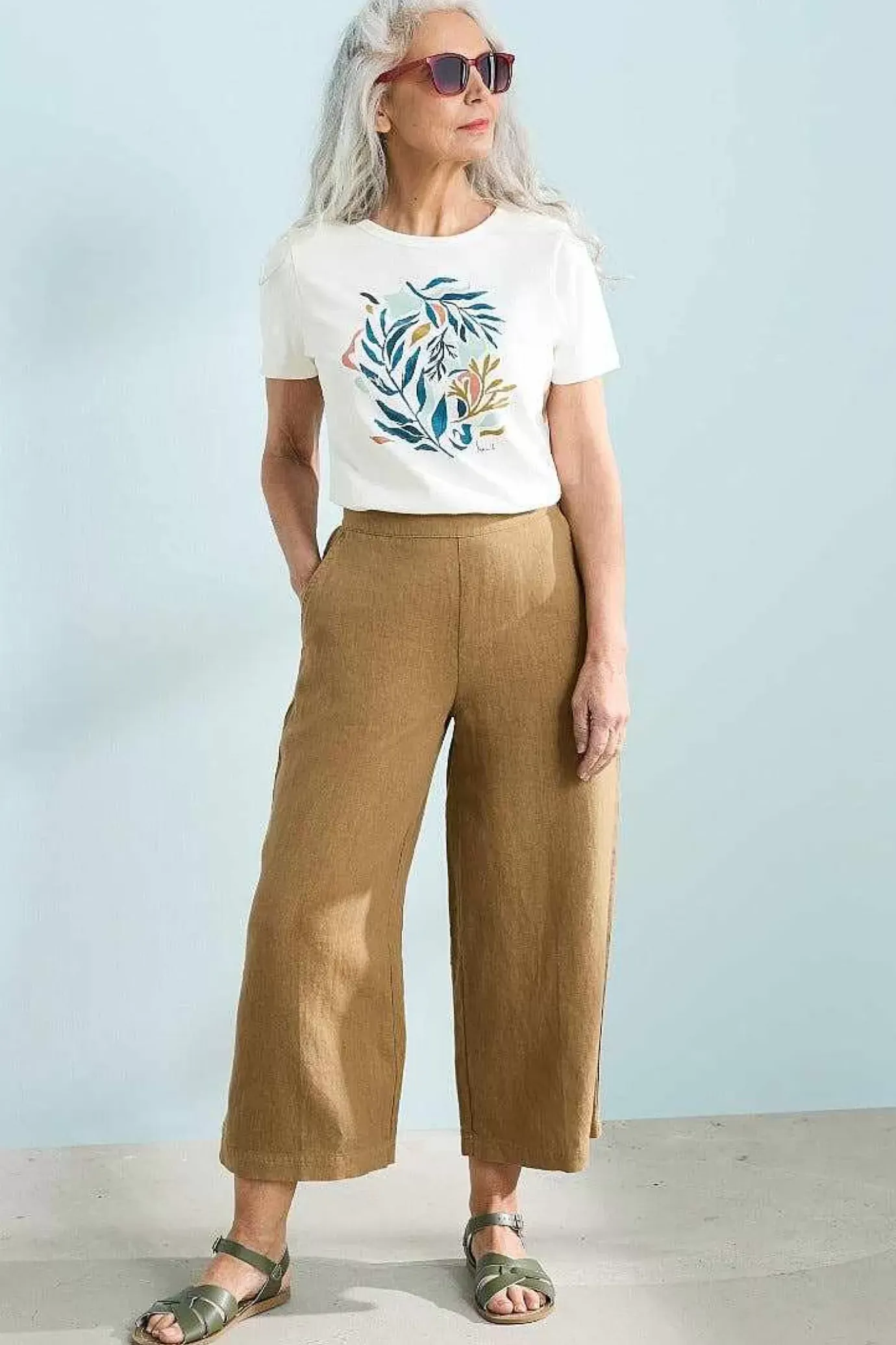 Seasalt Cornwall Printing Ink Organic Cotton T-Shirt<Women Tops