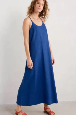 Seasalt Cornwall River Fowey Sleeveless Linen Dress<Women Dresses