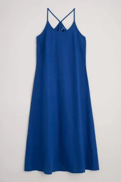 Seasalt Cornwall River Fowey Sleeveless Linen Dress<Women Dresses