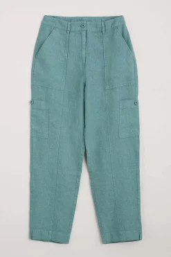 Seasalt Cornwall Rock Pipit Linen Trousers<Women Trousers & Shorts