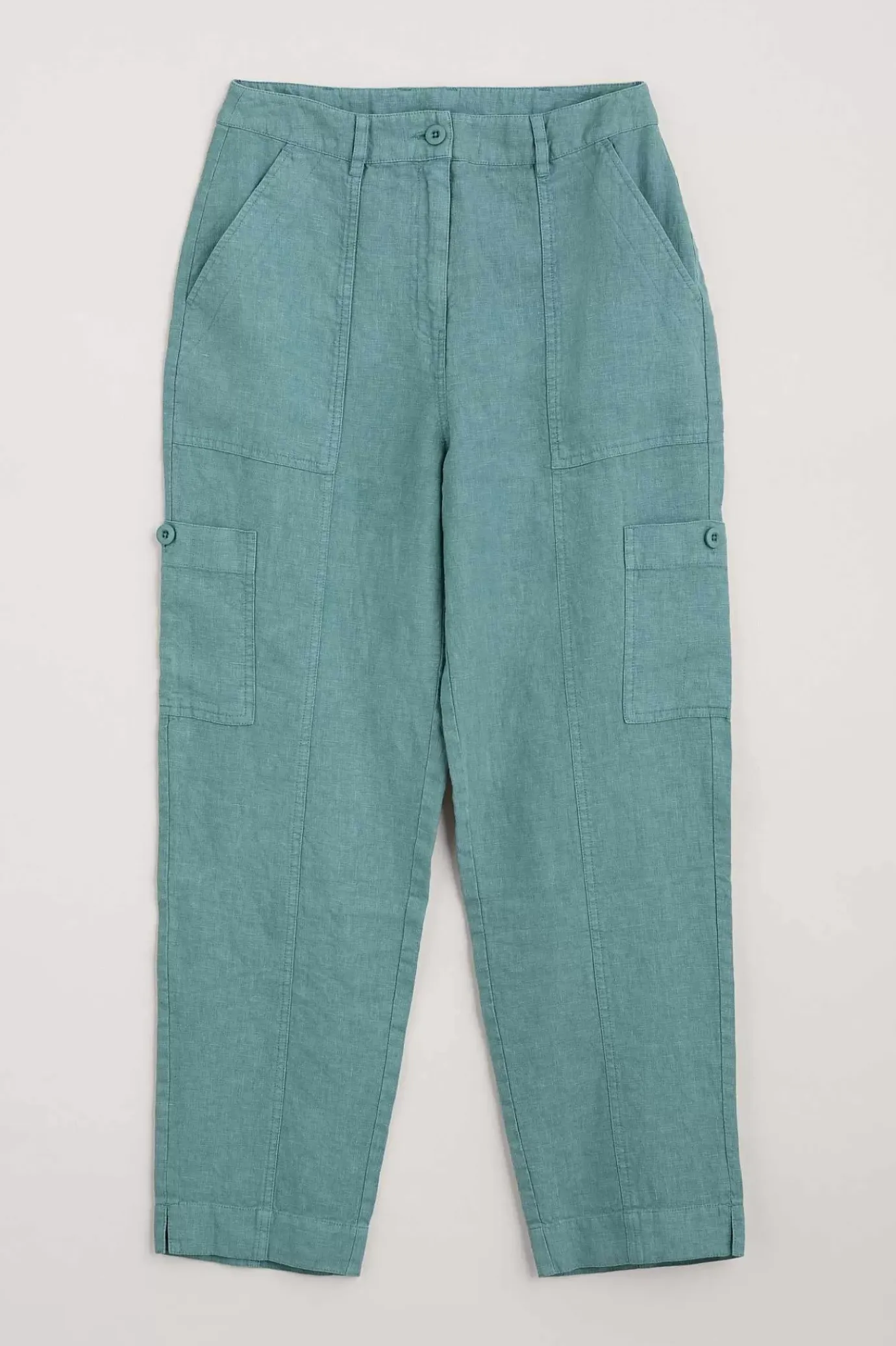 Seasalt Cornwall Rock Pipit Linen Trousers<Women Trousers & Shorts