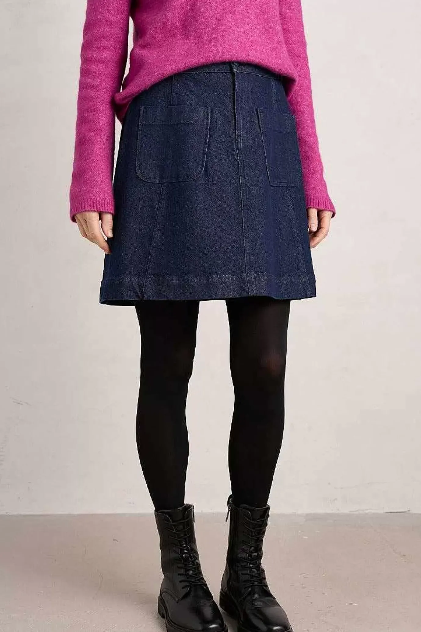 Seasalt Cornwall Rolling Sands Denim Skirt<Women Skirts