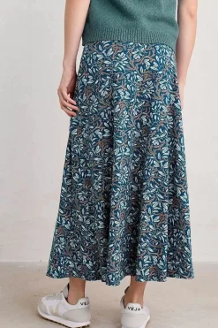 Seasalt Cornwall Rose Jersey Skirt<Women Skirts