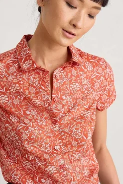 Seasalt Cornwall Rushmaker Short Sleeve Shirt<Women Tops