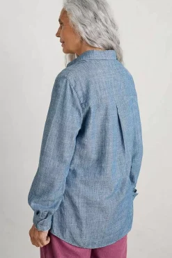 Seasalt Cornwall Sailmaker Chambray Shirt<Women Tops