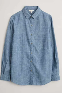 Seasalt Cornwall Sailmaker Chambray Shirt<Women Tops