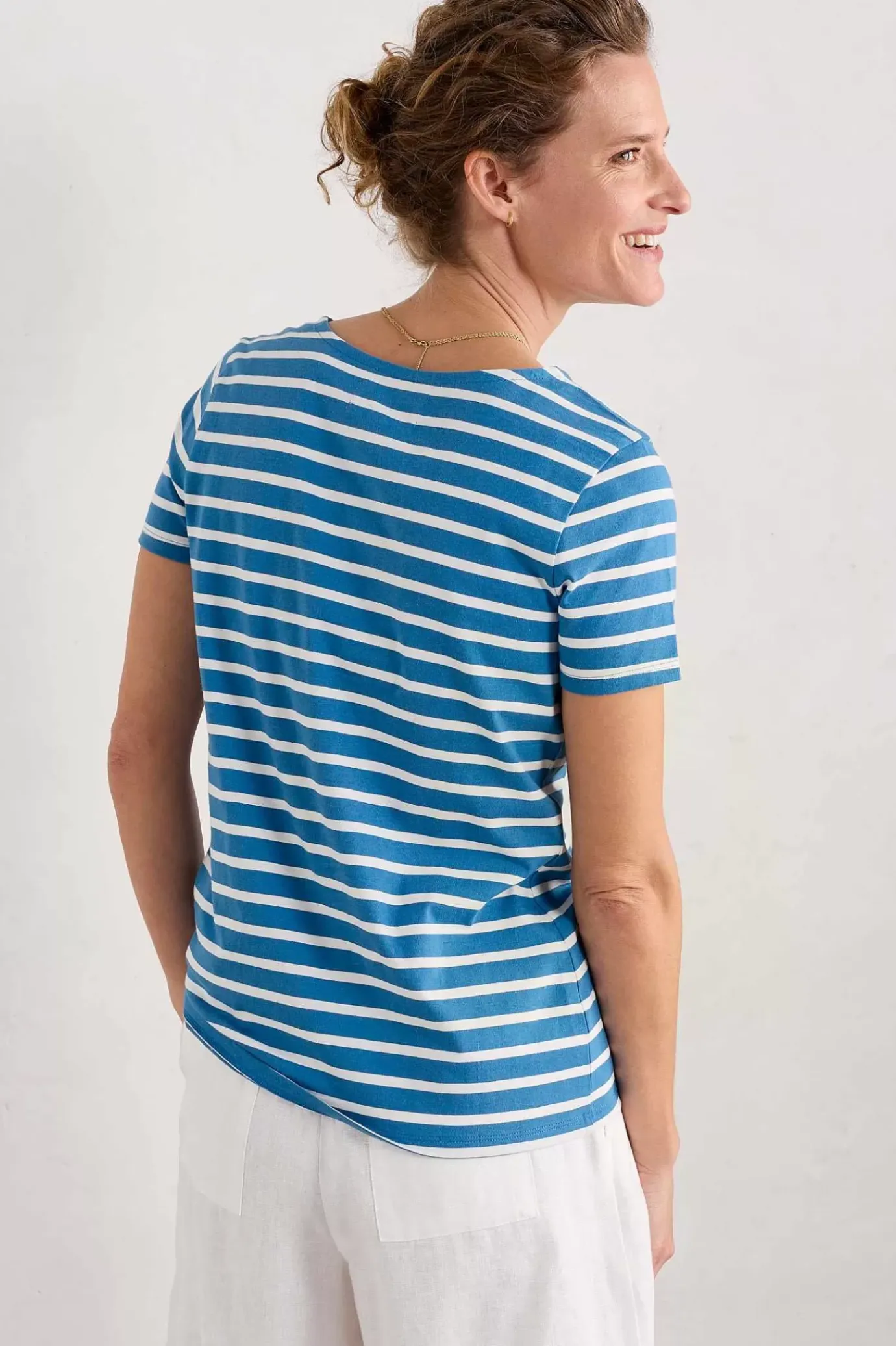 Seasalt Cornwall Sailor T-Shirt (Gots)<Women Tops