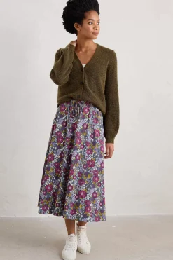 Seasalt Cornwall Script Editor Midi Skirt<Women Skirts