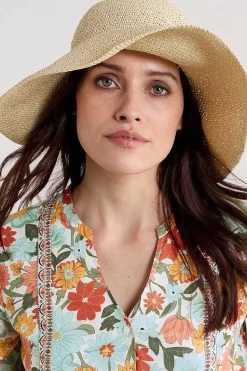 Seasalt Cornwall Sculpture Garden Wide Brim Sunhat<Women Hats
