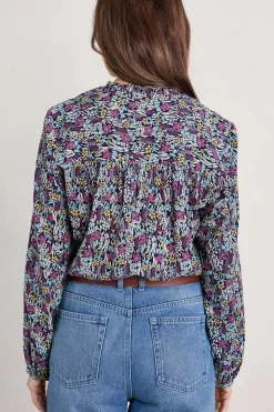 Seasalt Cornwall Sea Flow Printed Top<Women Tops