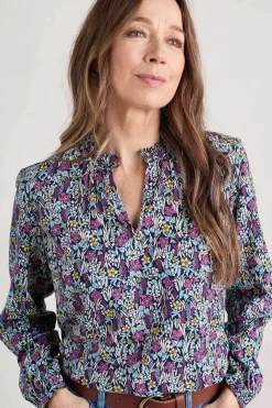 Seasalt Cornwall Sea Flow Printed Top<Women Tops