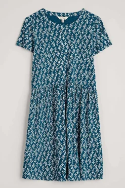 Seasalt Cornwall Sea Mirror Jersey Dress With Short Sleeves<Women Dresses