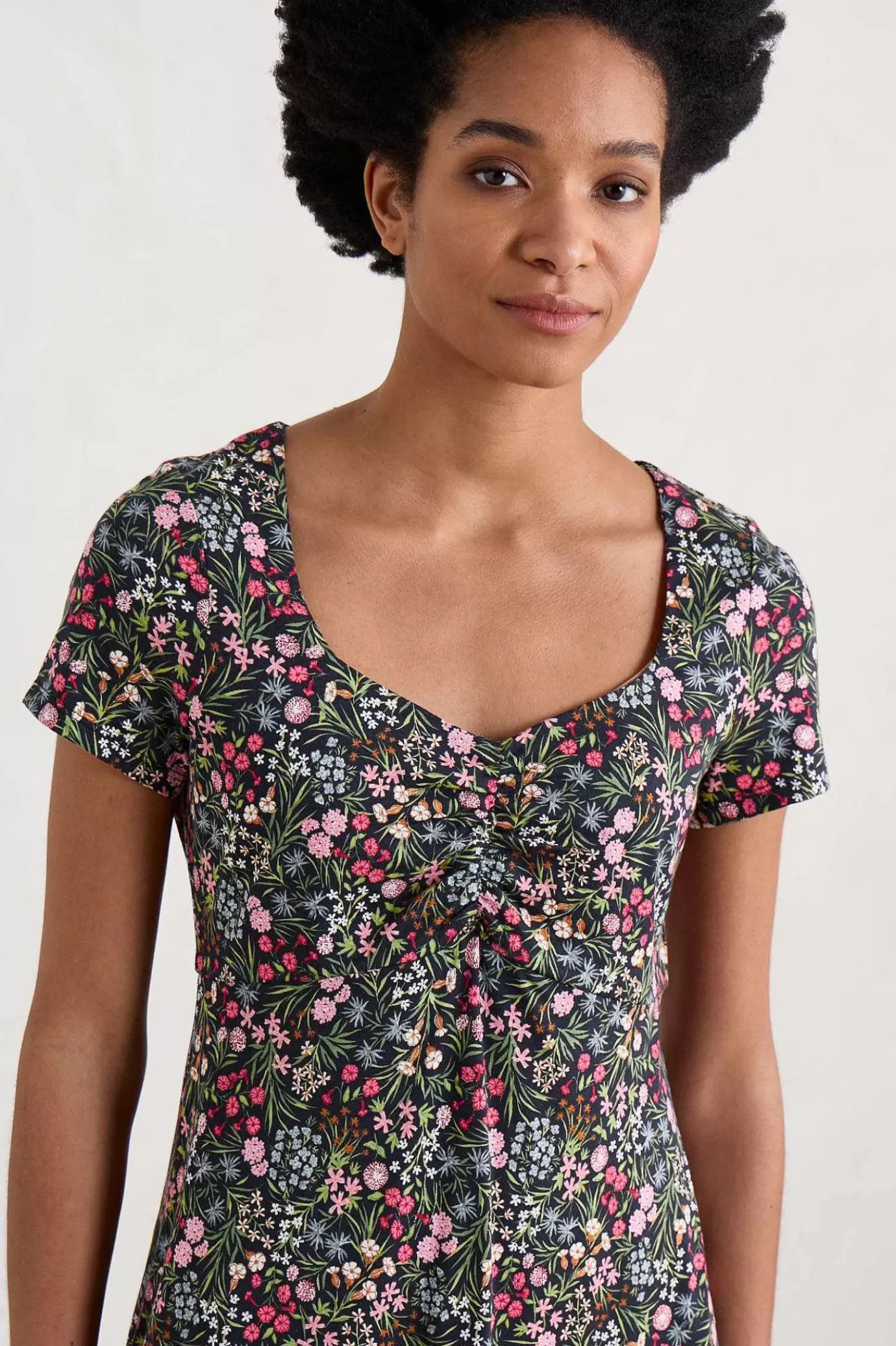 Seasalt Cornwall Secret Cove Empire Line Midi Dress<Women Dresses