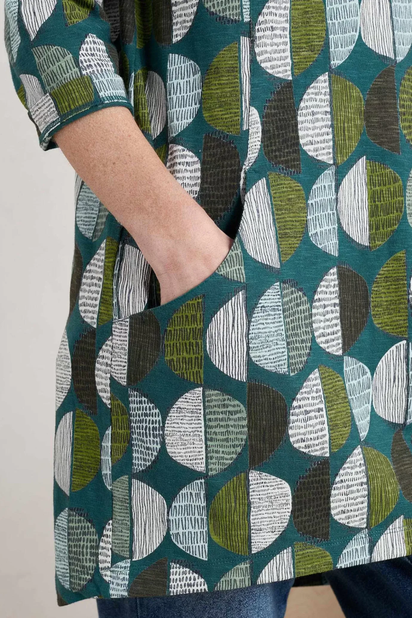 Seasalt Cornwall Shore Foraging Printed Tunic (Gots)<Women Tunics