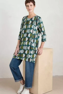 Seasalt Cornwall Shore Foraging Printed Tunic (Gots)<Women Tunics