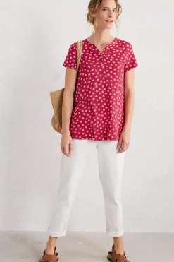 Seasalt Cornwall Short-Sleeved Risso Top<Women Tops